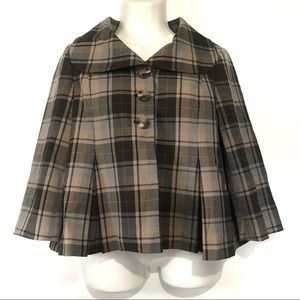 Isaac Mizrahi for Target Plaid Swing Jacket Panels
